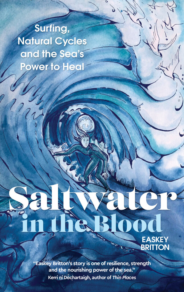book cover Saltwater In The Blood by Easkey Britton